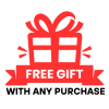 FREE gift with any purchase
